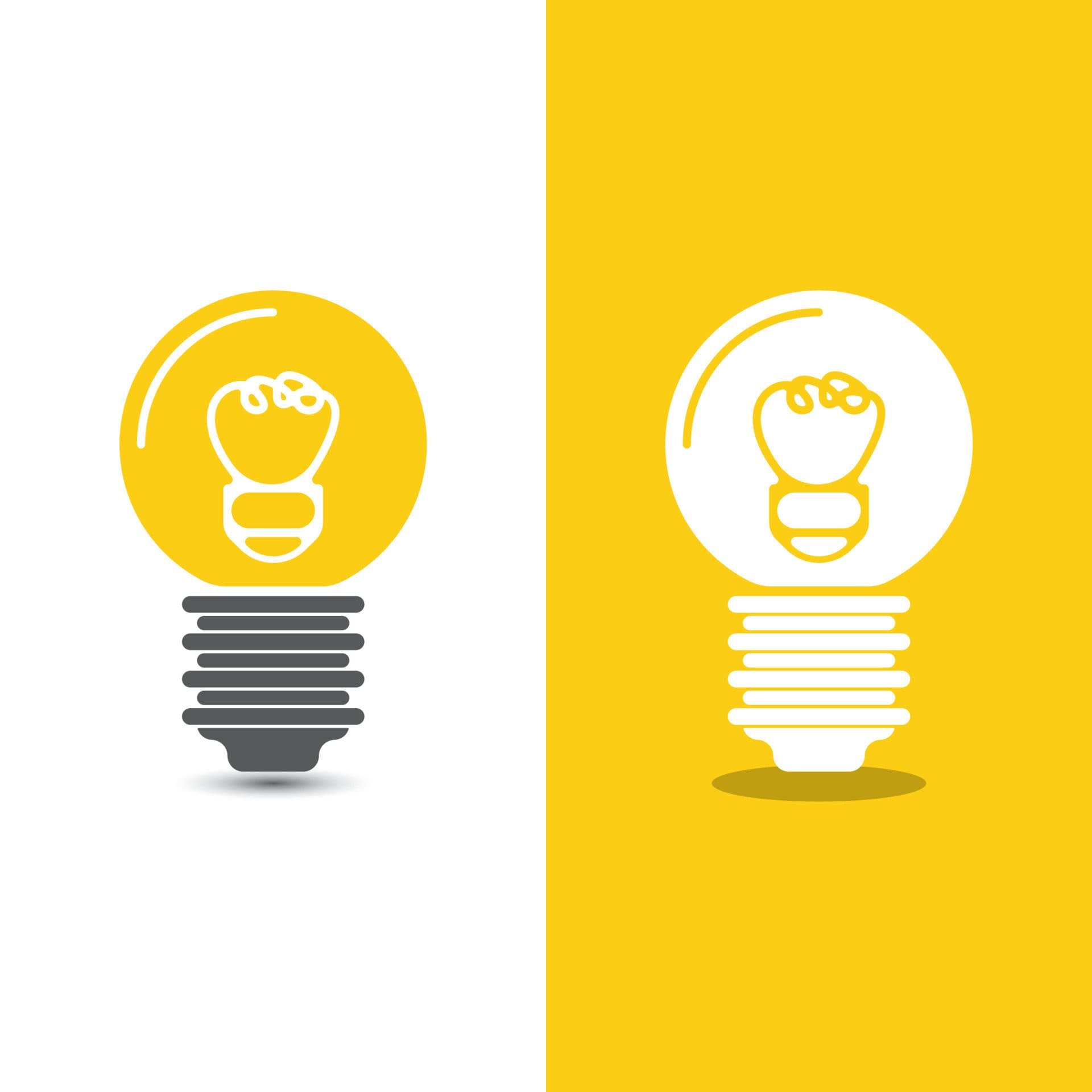 Lightbulb symbolizing strategy.