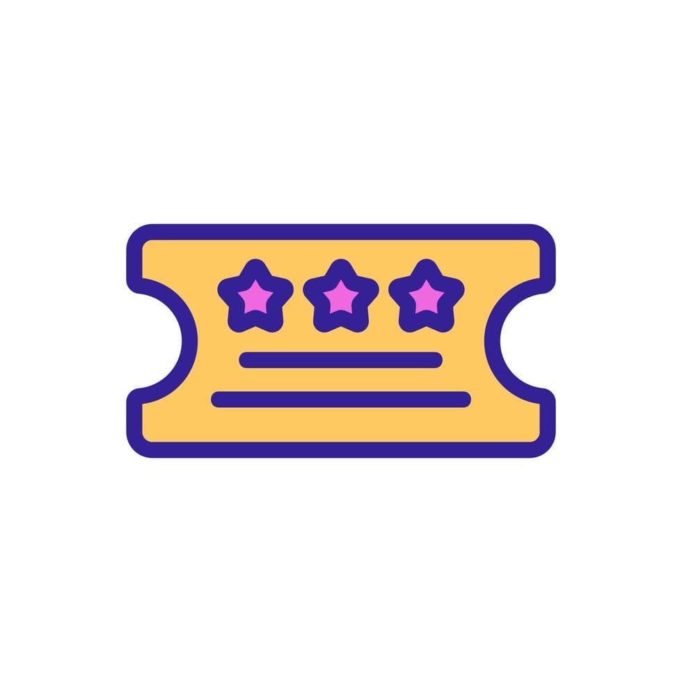 Icon of a single lottery ticket.