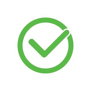 Icon of a trophy with a checkmark.