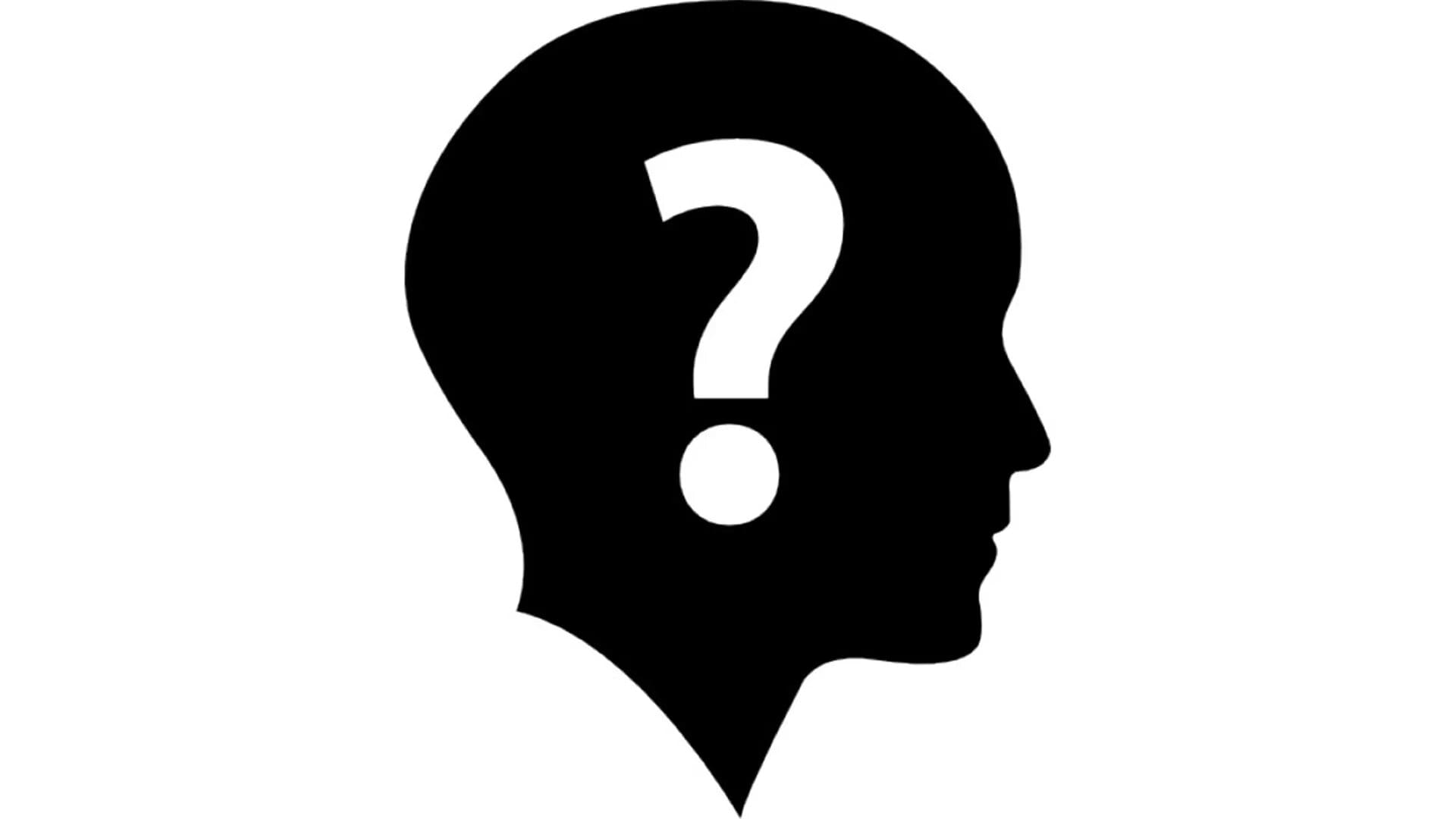 A silhouette of a person's head with numbers and symbols inside.