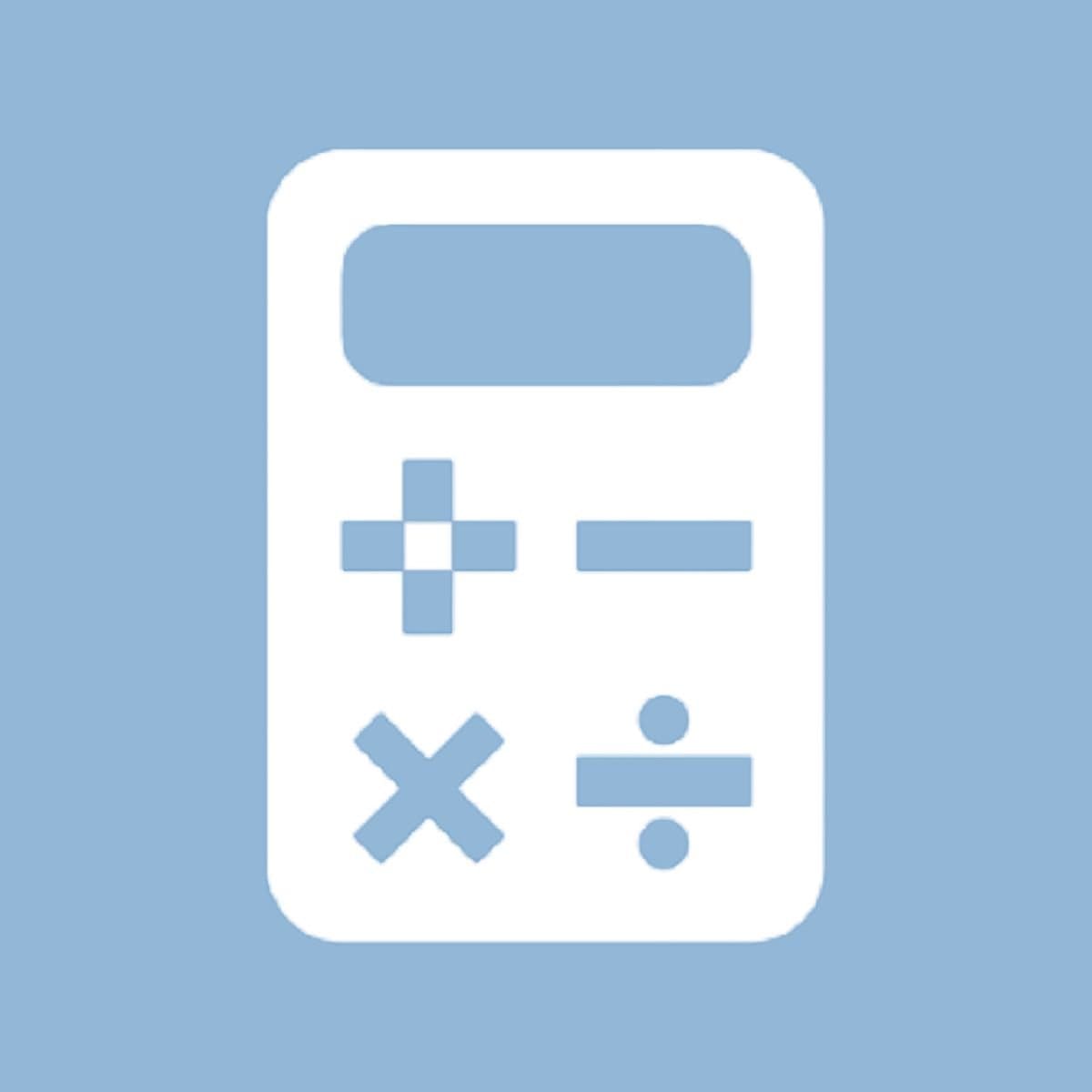 A calculator icon for understanding odds.
