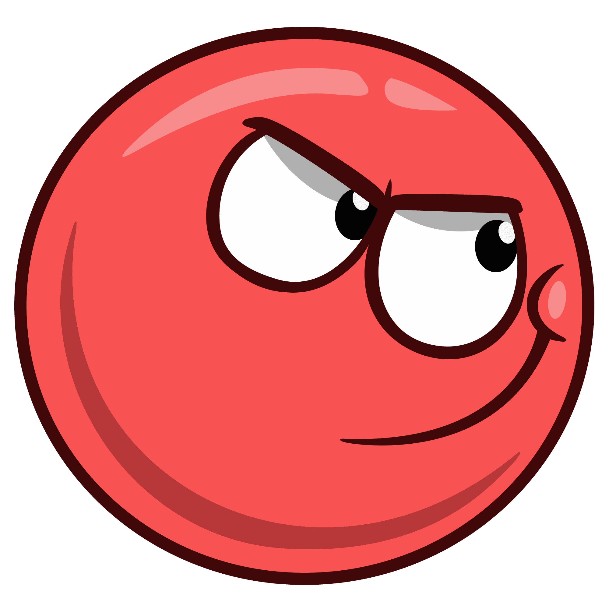Icon showing one red ball among many grey balls.